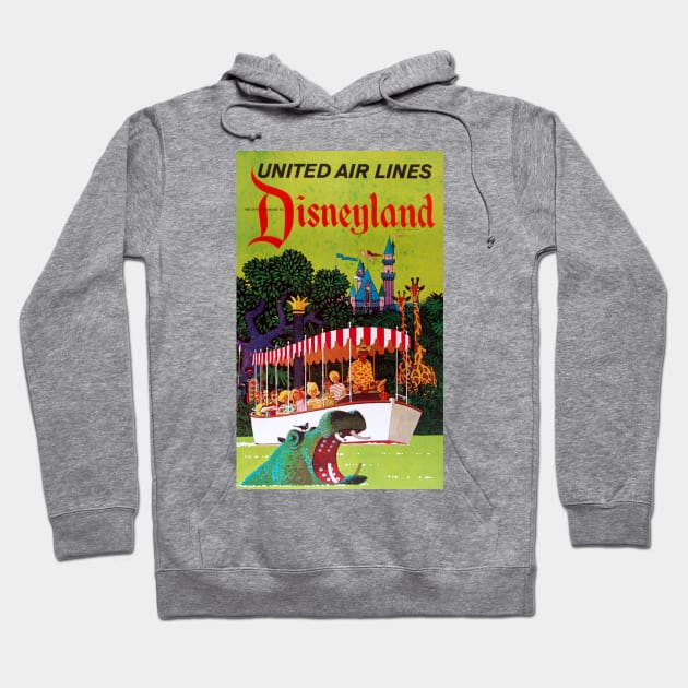 Vintage Travel Poster - Famous Amusement Park Hoodie by Starbase79